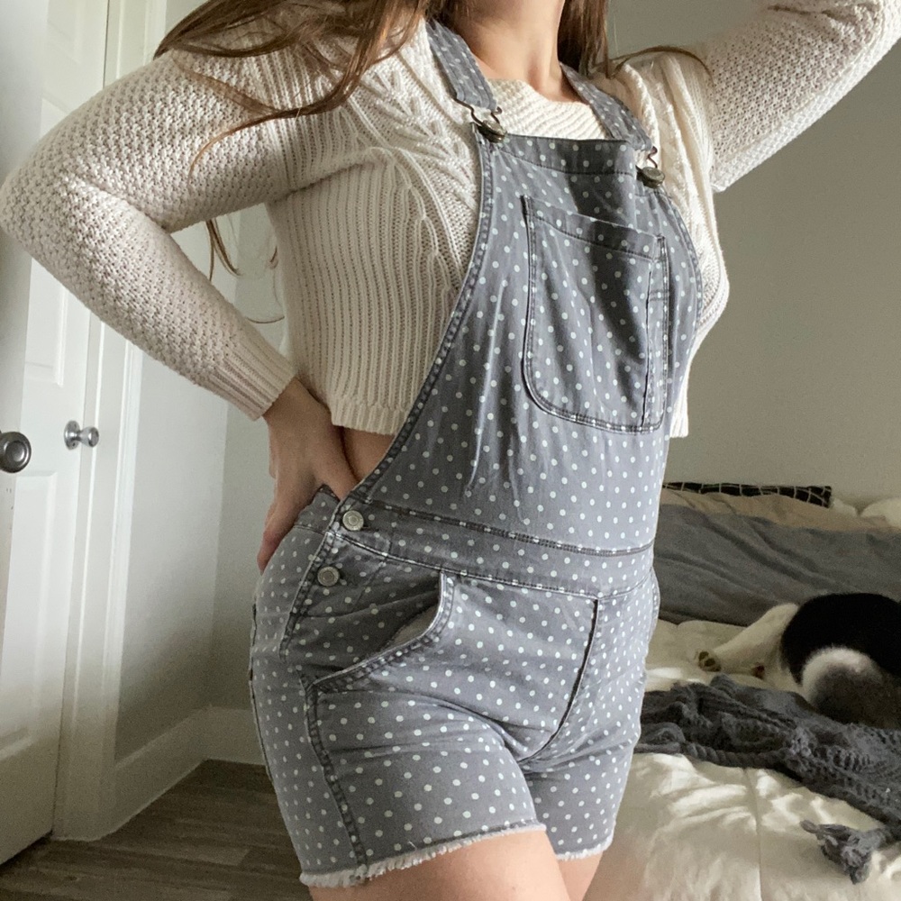 Polka Dot Overalls